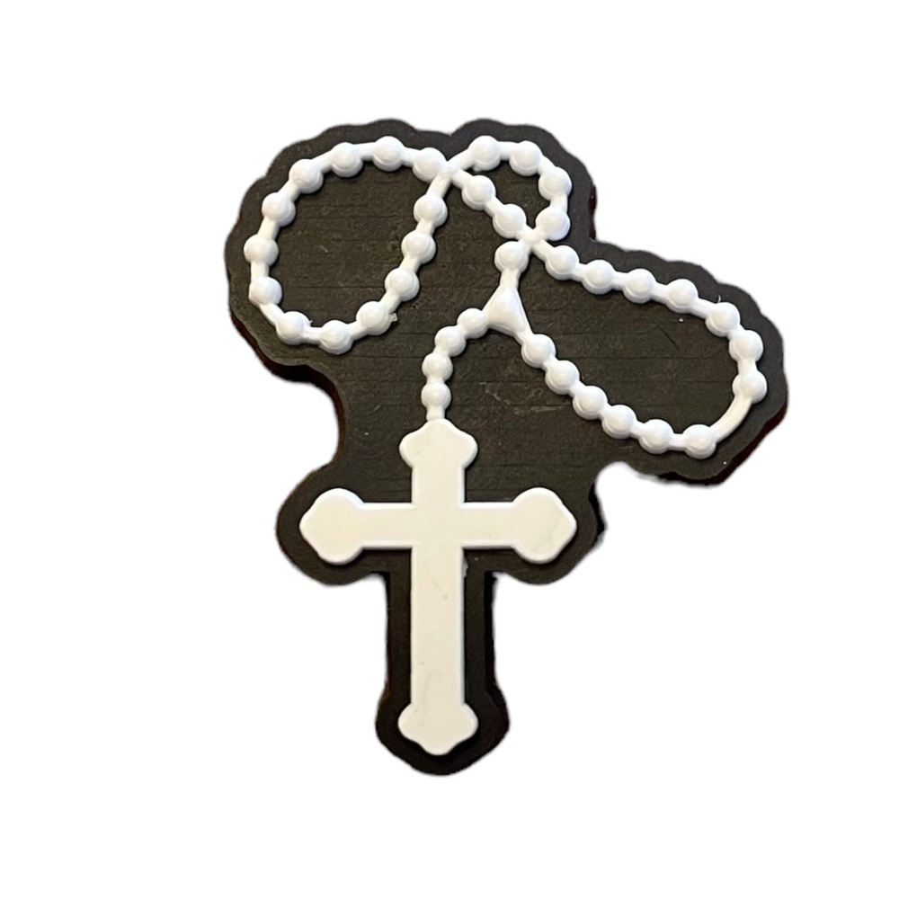 Rosary Croc Charm